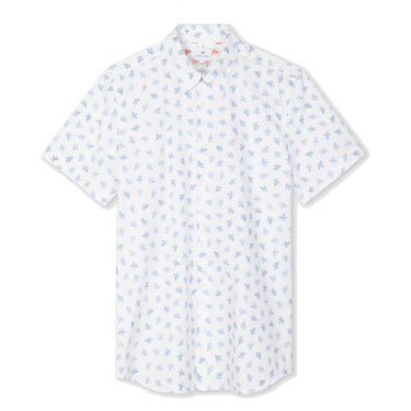 PS PAUL SMITH CORAL SHORT SLEEVE SHIRT-WHITE
