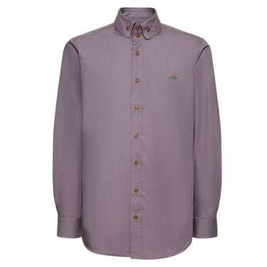 VIVIENNE WESTWOOD TWO BUTTON KRALL SHIRT-GREY