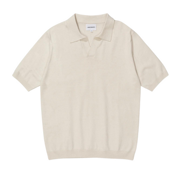 NORSE PROJECTS LEIF POLO SHIRT-WHITE