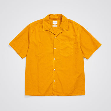 NORSE PROJECTS CARSTEN COTTON TENCEL SHIRT-YELLOW