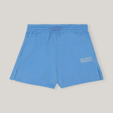 GANNI T2924 DRAWSTRING Shorts-BLUE