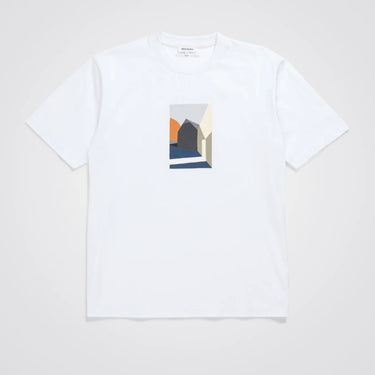 NORSE PROJECTS JOHANNES COLLAGE T-SHIRT-WHITE