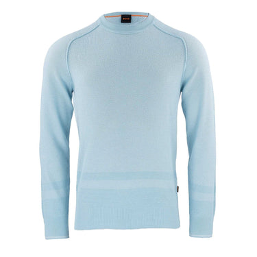 BOSS CASUAL APOK JUMPER-TURQUOISE