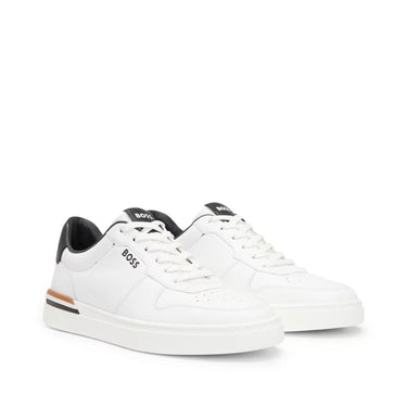 BOSS CLINT TRAINERS-WHITE