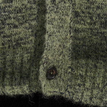 NORSE PROJECTS ERIC SPACE DYE CARDIGAN-GREEN
