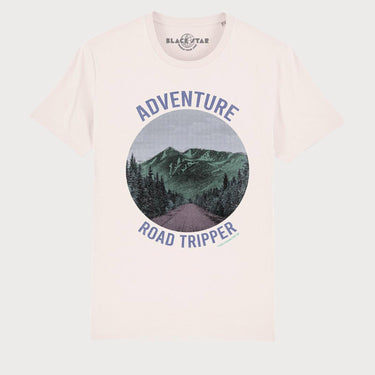 BLACK STAR Adventure T-Shirt-WHITE