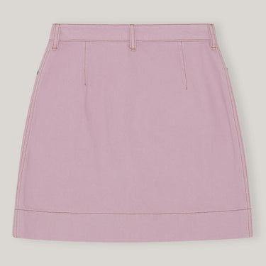 GANNI J1054 CUTLINE MINI Skirt-PINK
