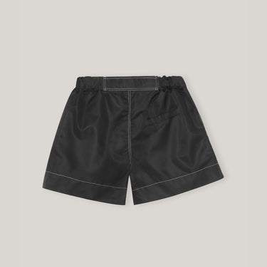 GANNI NYLON Shorts-BLACK