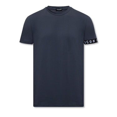 DSQUARED2 ICON SLEEVE T-SHIRT-GREY
