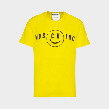 MOSCHINO Smiley T-Shirt-YELLOW